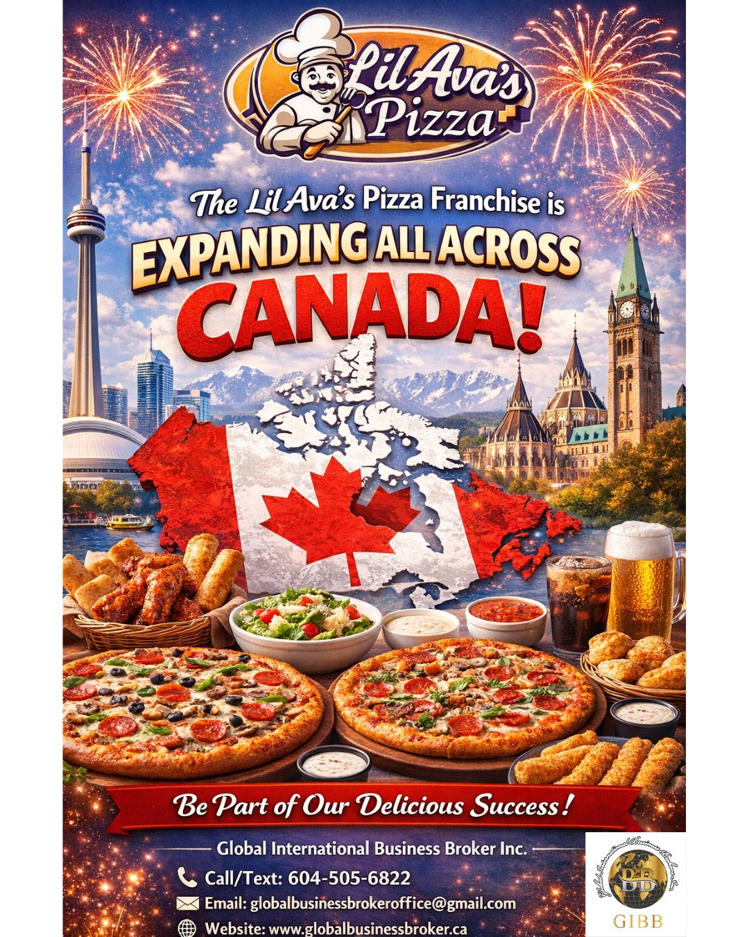 Lil Ava’s Pizza™ on sale — Now Expanding Across Canada
